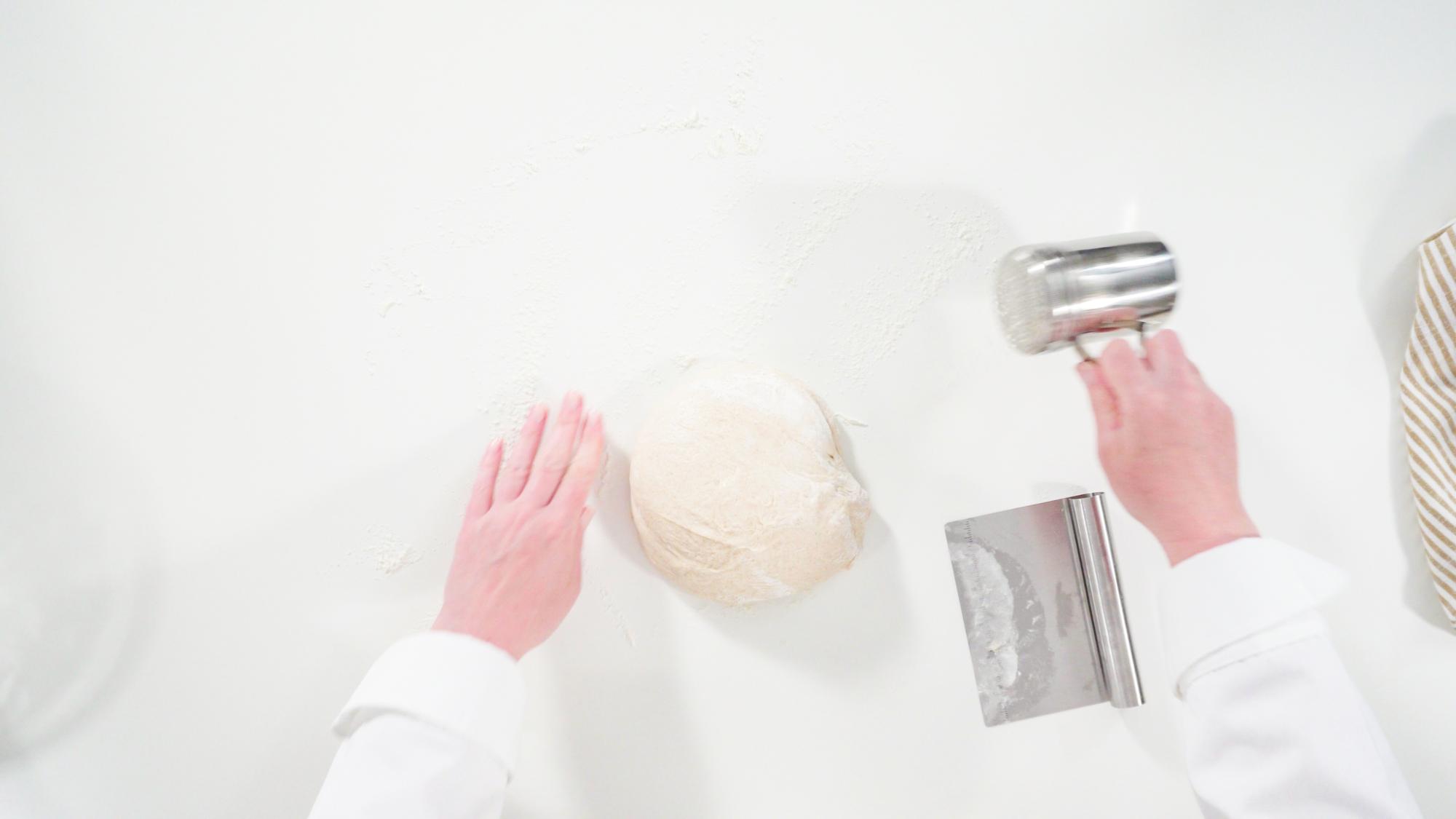 Time-lapse: dough resting in professional kitchen